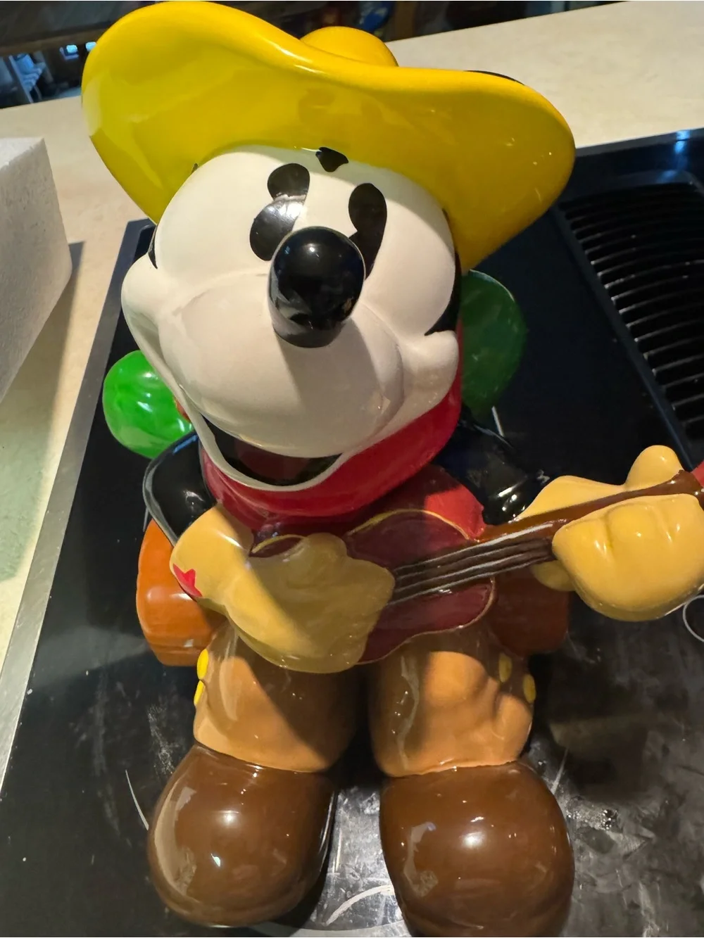 Disney cowboy cookie jar by Zak NIB